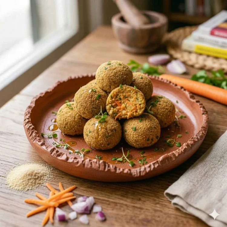Enkle hjemmelagde vegetariske kjøttboller