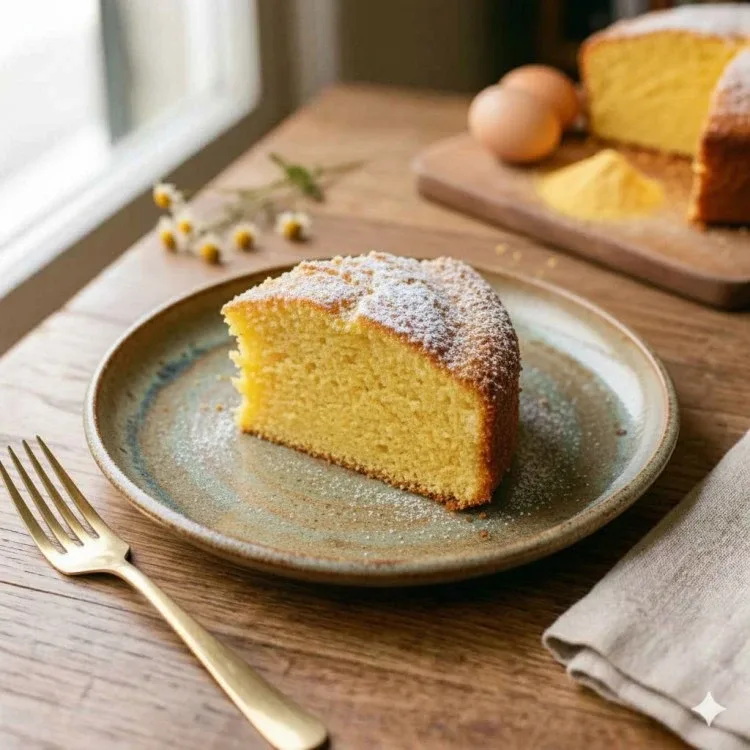 经典玉米粉蛋糕 (Bolo de Fubá)