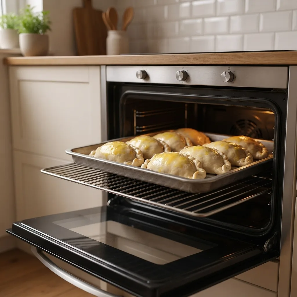 Arrange on a baking sheet, brush with the egg yolk, and bake in a preheated oven at 400°F for 25 minutes
