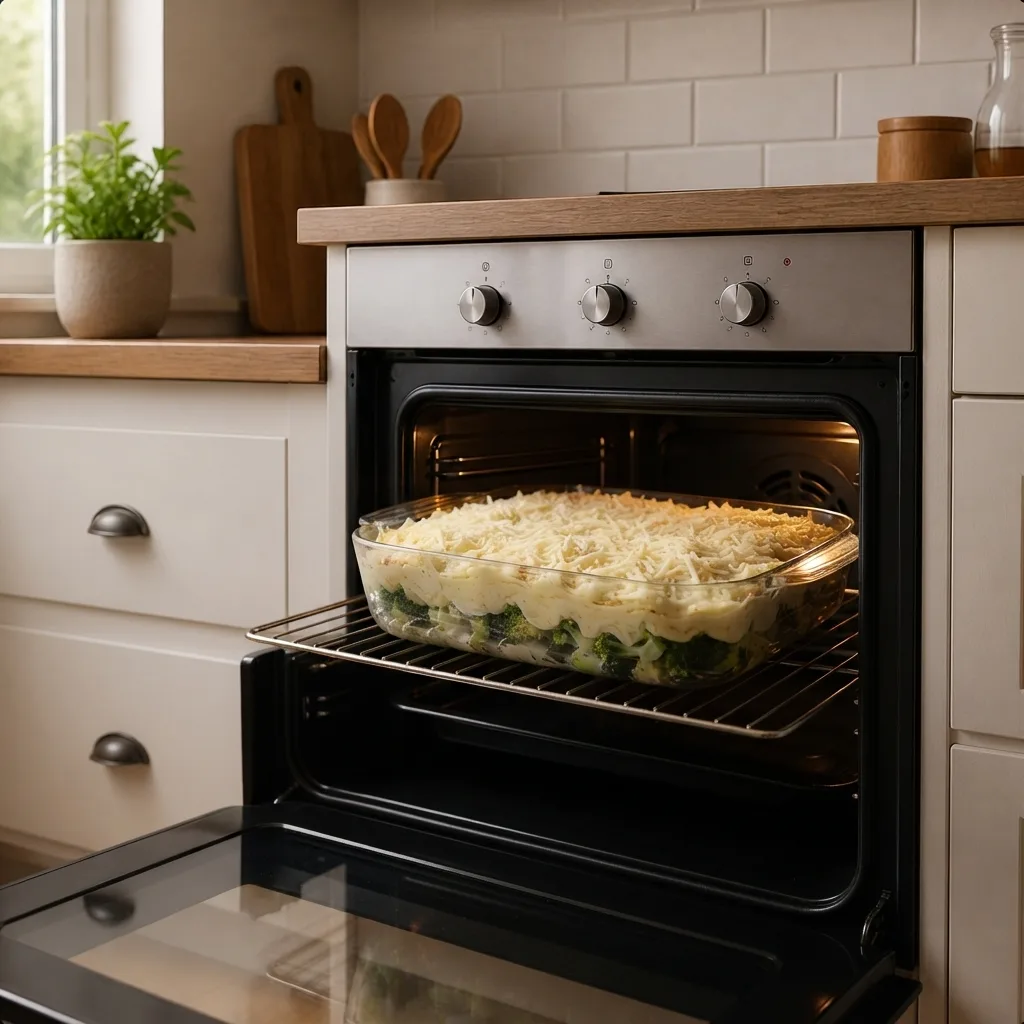 Bake in a preheated oven for 15 to 20 minutes until the cheese is beautifully golden and bubbly.