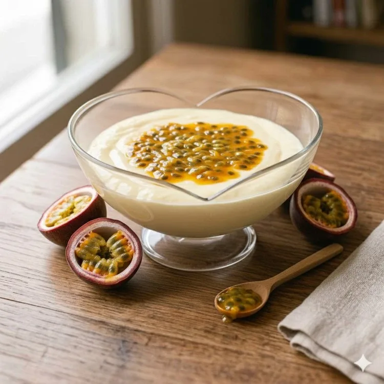Leichte Passionsfrucht-Mousse