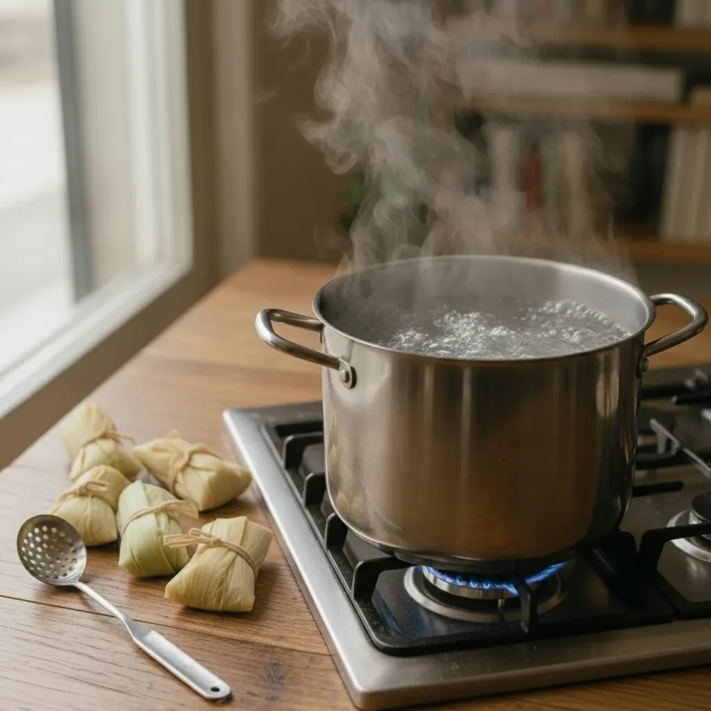 Bring a large pot of water to a rolling boil