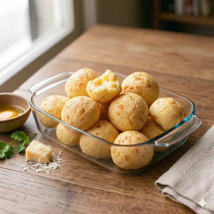 Blenderda Peynirli Ekmek (Pão de Queijo)