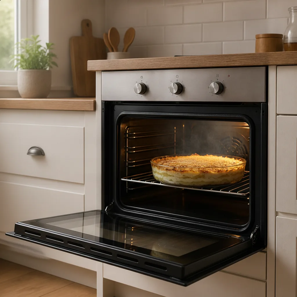Zet in een voorverwarmde oven voor ongeveer 20 minuten, of tot de kaas volledig gesmolten en goudbruin is.