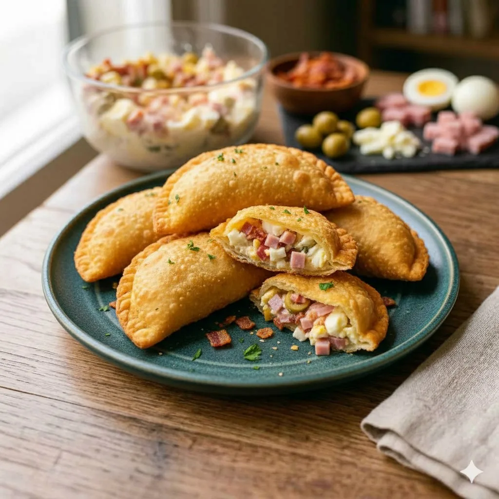 Relleno de Empanada con Tocino Crujiente