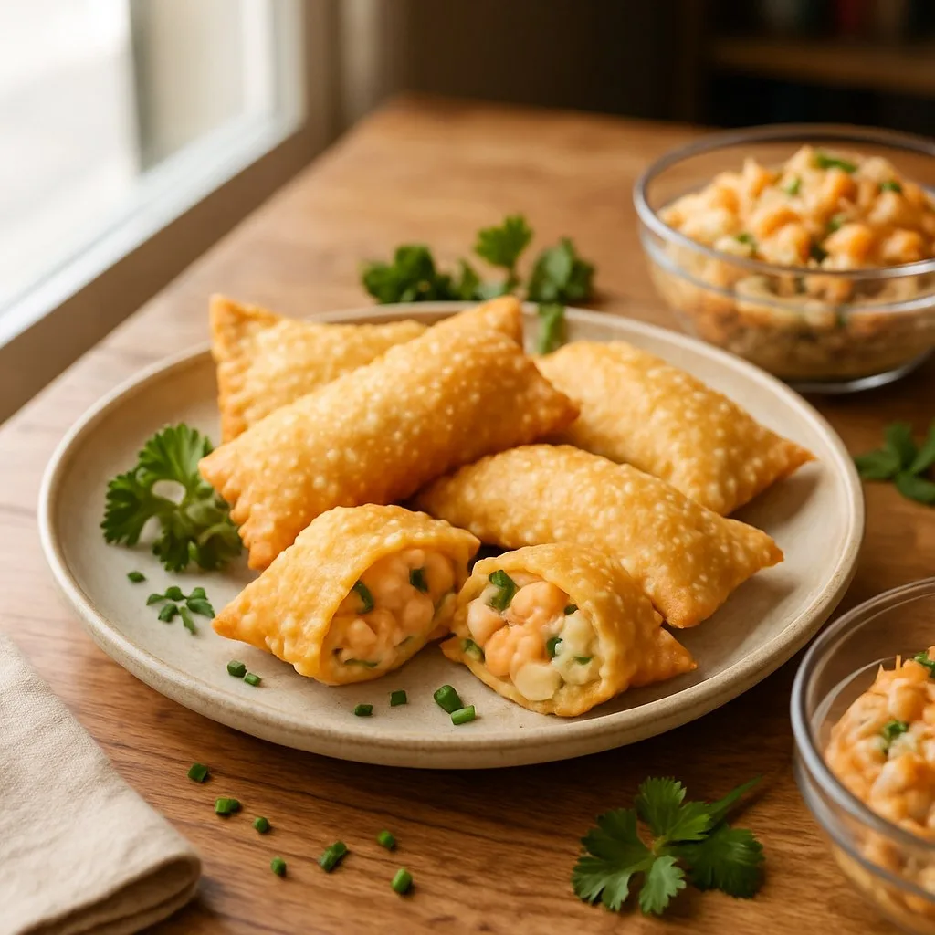 Èròńgbà Ìfọ̀nsí Ẹ̀yẹ Ẹ̀kẹ́rẹ́ pẹ̀lú Palmito (Recheio de pastel de camarão com palmito)
