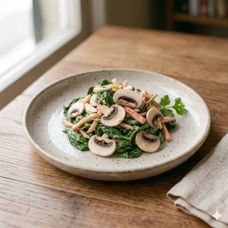 Pilzsalat mit Surimi